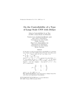 On the Controllability of a Type