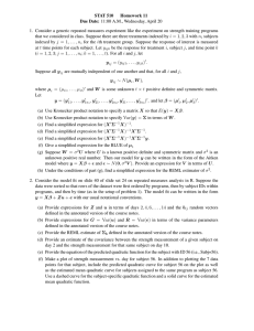 STAT 510 Homework 11 Due Date: 11:00 A.M., Wednesday, April 20