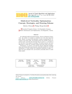 Multi-level Verticality Optimization: Concept, Strategies, and Drawing Scheme Markus Chimani