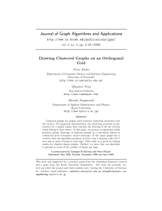 Journal of Graph Algorithms and Applications Grid
