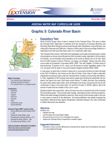 E    TENSION Graphic 5: Colorado River Basin  Expository Text