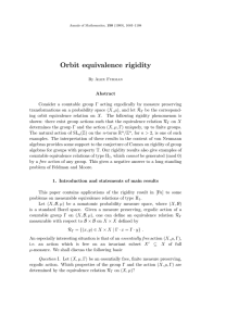 Orbit equivalence rigidity