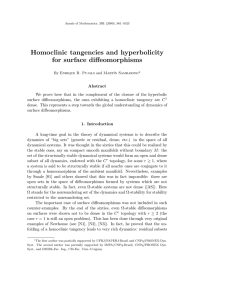 Homoclinic tangencies and hyperbolicity for surface diffeomorphisms