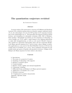 The quantization conjecture revisited