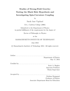 Studies of Strong-Field Gravity: Testing the Black Hole Hypothesis and