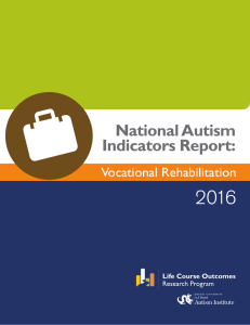 2016 National Autism Indicators Report: Vocational Rehabilitation