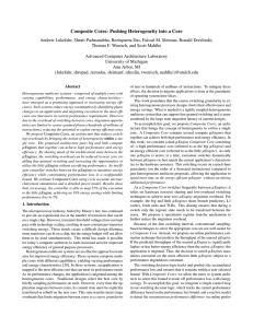 Composite Cores: Pushing Heterogeneity into a Core