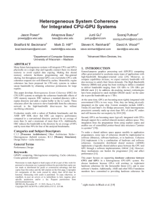 Heterogeneous System Coherence for Integrated CPU-GPU Systems