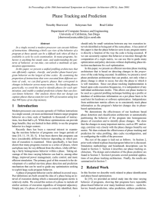 Phase Tracking and Prediction