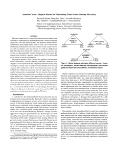 Amoeba-Cache: Adaptive Blocks for Eliminating Waste in the Memory Hierarchy