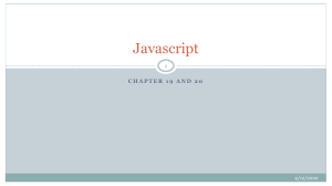 Javascript C H A P T E R   1... 1 5/28/2016