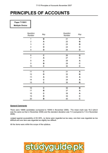 PRINCIPLES OF ACCOUNTS