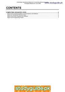 CONTENTS www.studyguide.pk