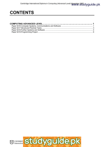 CONTENTS www.studyguide.pk