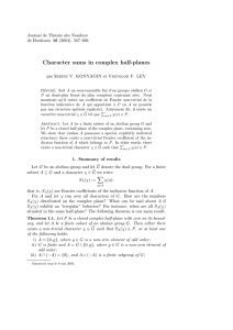 Character sums in complex half-planes