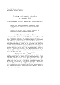 Counting cyclic quartic extensions of a number field