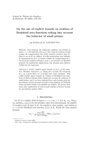 On the use of explicit bounds on residues of