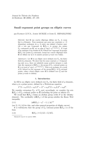 Small exponent point groups on elliptic curves