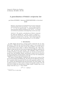 A generalization of Scholz’s reciprocity law