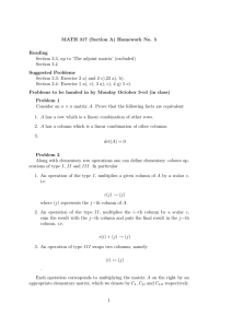 MATH 317 (Section A) Homework No. 5 Reading Section 3.4