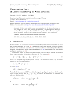 Conservation Laws of Discrete Korteweg–de Vries Equation