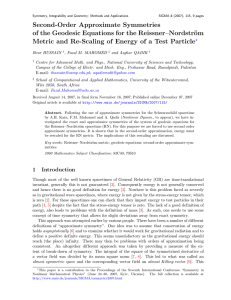 Second-Order Approximate Symmetries of the Geodesic Equations for the Reissner–Nordstr¨ om e