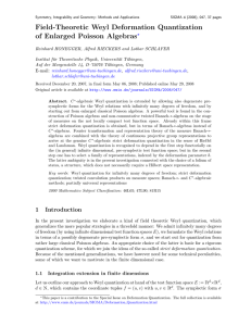 Field-Theoretic Weyl Deformation Quantization as ?