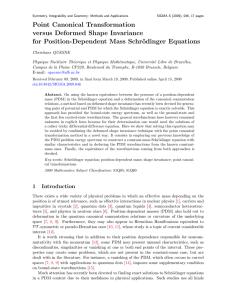 Point Canonical Transformation versus Deformed Shape Invariance for Position-Dependent Mass Schr¨ odinger Equations