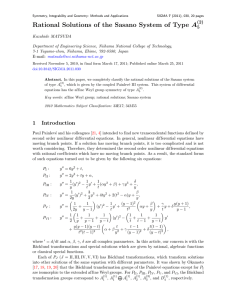 Rational Solutions of the Sasano System of Type A (2) 5
