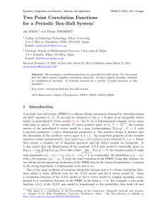 Two Point Correlation Functions System ?