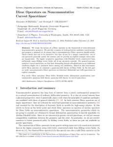 Dirac Operators on Noncommutative Spacetimes ?