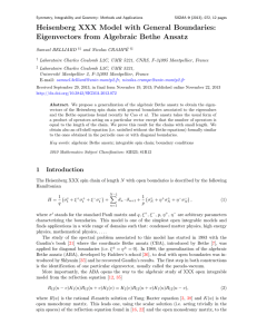 Heisenberg XXX Model with General Boundaries: Eigenvectors from Algebraic Bethe Ansatz
