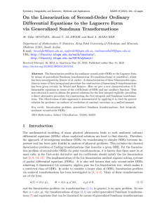On the Linearization of Second-Order Ordinary via Generalized Sundman Transformations
