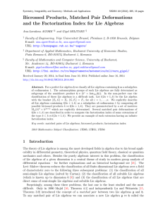 Bicrossed Products, Matched Pair Deformations