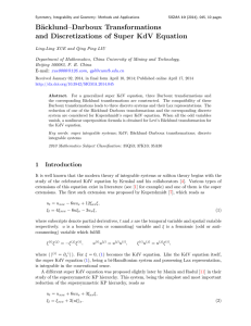 B¨ acklund–Darboux Transformations and Discretizations of Super KdV Equation
