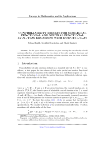 CONTROLLABILITY RESULTS FOR SEMILINEAR FUNCTIONAL AND NEUTRAL FUNCTIONAL