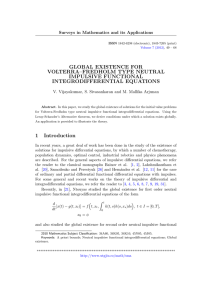 GLOBAL EXISTENCE FOR VOLTERRA–FREDHOLM TYPE NEUTRAL IMPULSIVE FUNCTIONAL INTEGRODIFFERENTIAL EQUATIONS