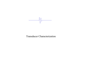 Transducer Characterization