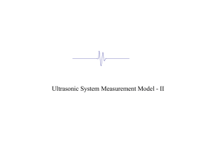 Ultrasonic System Measurement Model - II