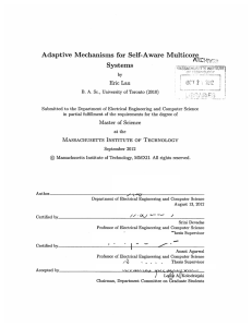 Adaptive  Mechanisms  for  Self-Aware  Multicore Systems )C 92