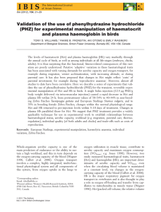 Validation of the use of phenylhydrazine hydrochloride