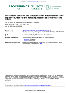 Interactions between rate processes with different timescales