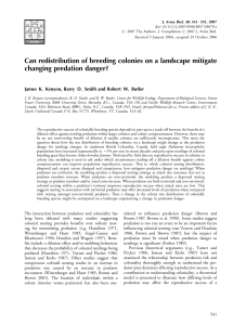 J. Avian Biol. 38: 541  551, 2007 doi: 10.1111/j.2007.0908-8857.03878.x #