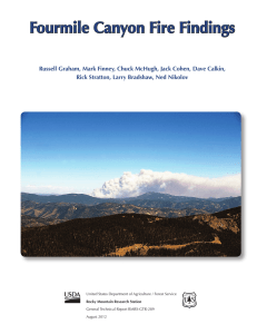 Fourmile Canyon Fire Findings