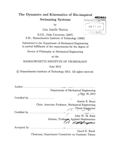 The  Dynamics  and  Kinematics  of ... Swimming  Systems Lisa  Janelle  Burton spired