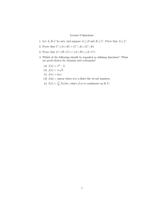 Lecture 9 Questions