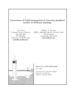 Correctness of belief propagation in Gaussian graphical models of arbitrary topology