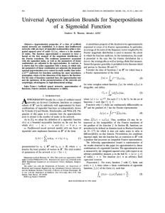 Universal  Approximation  Bounds  for  Superpositions