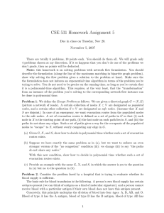 CSE 531 Homework Assignment 5 November 5, 2007