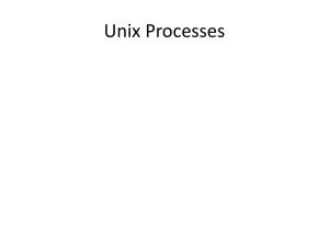 Unix Processes